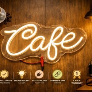Cafe Neon Light | Premium LED Neon Sign for Coffee Shops