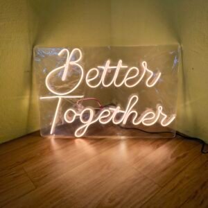 Better Together Neon Light | Premium LED Wedding & Room Sign