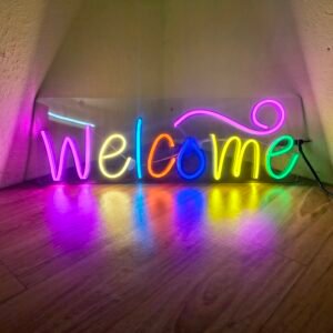 Welcome Neon Light | Premium Acrylic LED Entryway Sign